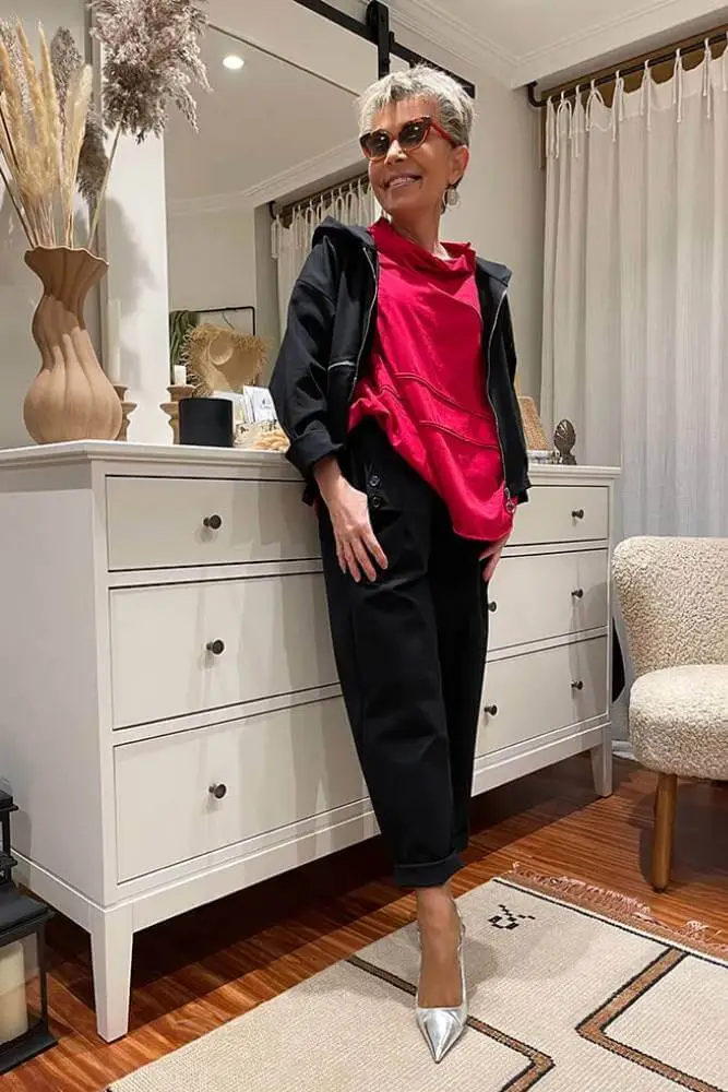 Pantalón tipo jogger en tejido de algodón - Estándar